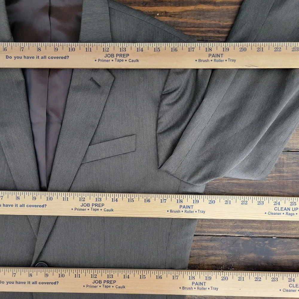 Banana Republic Men's Sport Coat Blazer Two Button Brown Poly‎ Blend 38R